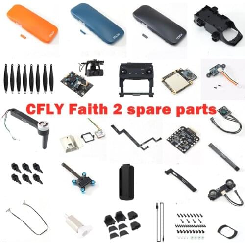 CFLY Faith 2 Faith2 DF808 RC Drone Spare Parts Propeller Arm with Motor Body Shell PGS Receiver Remote Controller Camera etc