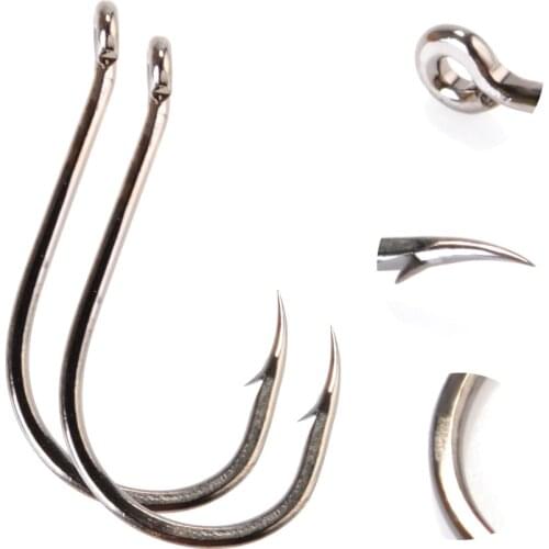 FTK 1-3 Pack Bass Fishing Hook High Carbon Steel Barbed With Ringed Carp Fishing Feeder Hooks Ice Fishing Goods
