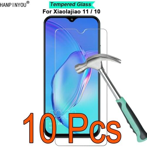 10 Pcs/Lot For Xiaolajiao 11 / 10 9H Hardness 2.5D Toughened Tempered Glass Film Screen Protector Protect Guard