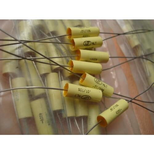 10pcs/LOT Original LIF MLT 400V 0.01UF Early Copper Foot Frequency Audio Coupling Cap new and original Fuse