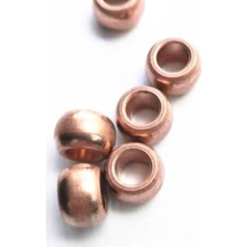 10pcs Ball Bearing Inner Diameter 6mm Ball Diameter 11mm Height 7mm Iron Copper Base Powder Metallurgic Copper Sleeve