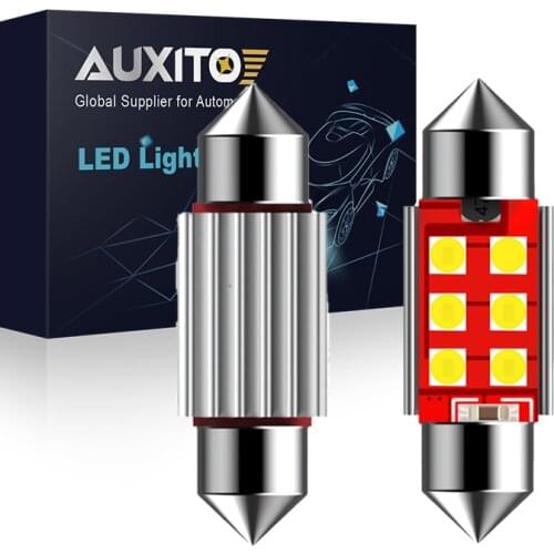 2x 31mm 36mm 41mm Festoon C5w Led bulb CANBUS C10w Dome Lamp 3030 SMD Reading Lamp Car Interior License Plate Light Error free