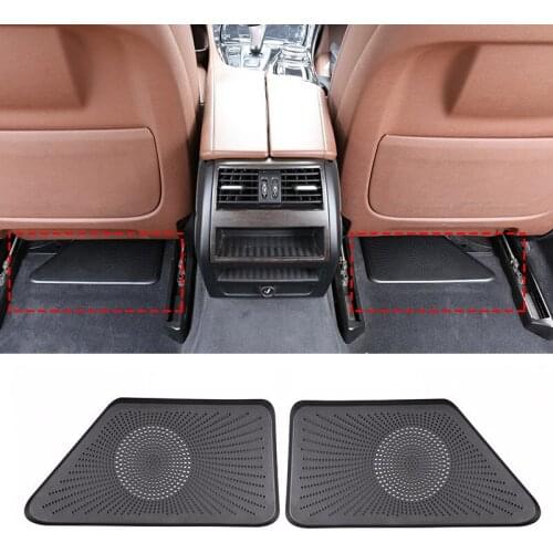 2Pcs Air Conditioning Outlet Dust Covers, Duct Vent Outlet Shell Under the Seat for BMW 5 Series F10 2011-2017
