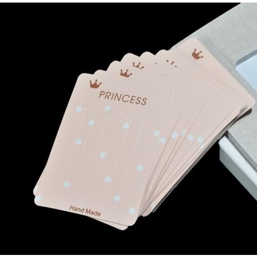 20 Pieces Rectangular Hair Clip Display Cards, Jewellery Cards, Earring/Necklace/Hair Clip/Price Tags