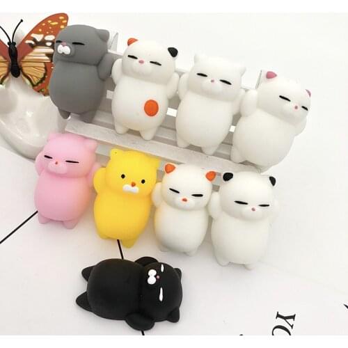 2021 Squishy Soft Toy Cute Animal Antistress Ball Abreact Sticky Shape Slow Rising Anti Stress Relief Toys Relax Pressure Gift