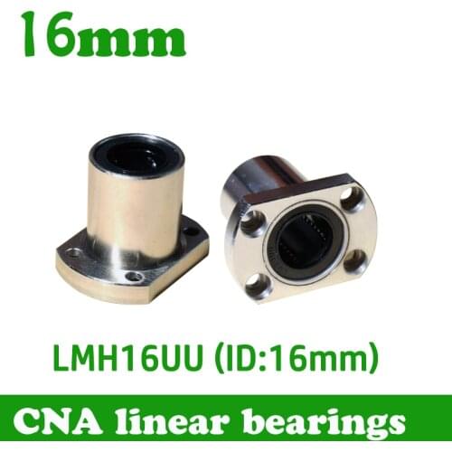 4pcs/lot LMH16UU 16mm flange linear bearing CNC Linear Bush LMH16 Free shipping