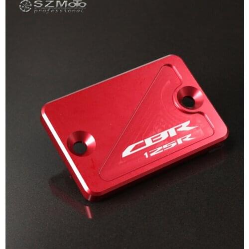 For HONDA CBR 125R CBR125R 2004-2014 2013 Aluminum Motorcycle Accessories Front Brake Master Cylinder Fluid Reservoir Cover CNC