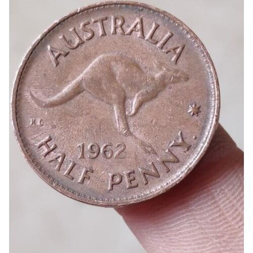 Austria half pence 26mm Commonwealth Coins Old Original Coin Collectible Edition 100% Real Random Year