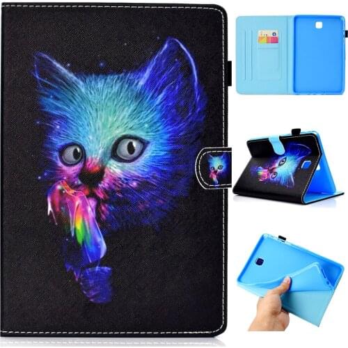 Case for Samsung Galaxy Tab A 8.0" 2016 T350 T355 SM-T355 8.0 inch Stand Tablet Shell Sleep/Wake Up Funda Skin Cover Card Slot