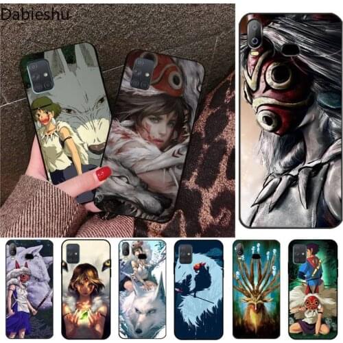 Japanese Anime Princess Mononoke Phone Case Hull For Samsung Galaxy A21S A01 A11 A31 A81 A10 A20E A30 A40 A50 A70 A80 A71 A51
