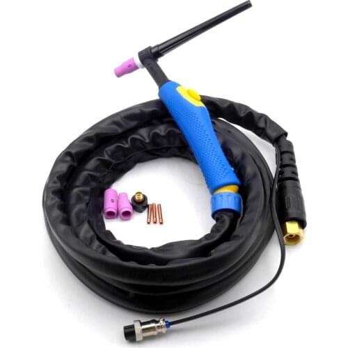 WP-9 WP9 Air Cooled Argon Tig Welding Torch Bule handle 4M Gas And Power Whole