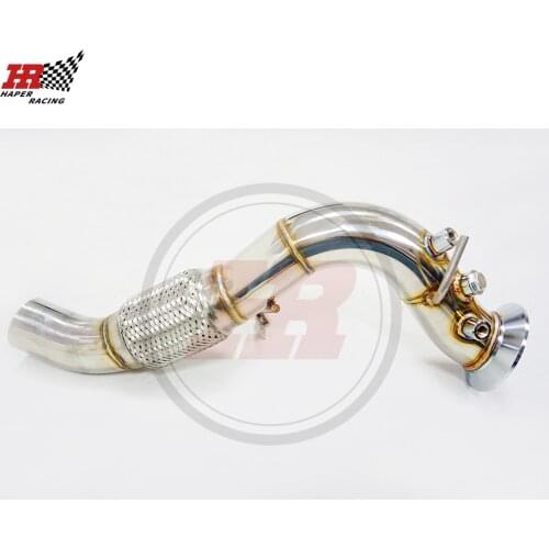 HP RACING 70mm Performance M57 Downpipe 535D 335D E90 E91 E92 Diesel E60 X3 Particle filter Replacement pipe DPF Off