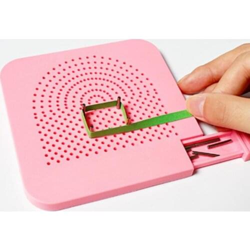 Handmade Quilter Grid Guide for Paper Folding Crafting Paper Craft Tool 20 Roots Needle Plate DIY Paper Quilling Tools