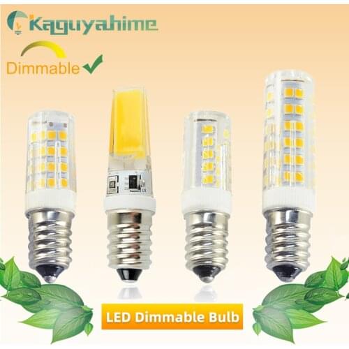 Kaguyahime E14 LED Bulb Light 220V Dimmable Mini Ceramics COB Led Lamp E14 5W 6W 7W 9W Candle Spotlight Bombilla Ampoule Lampada