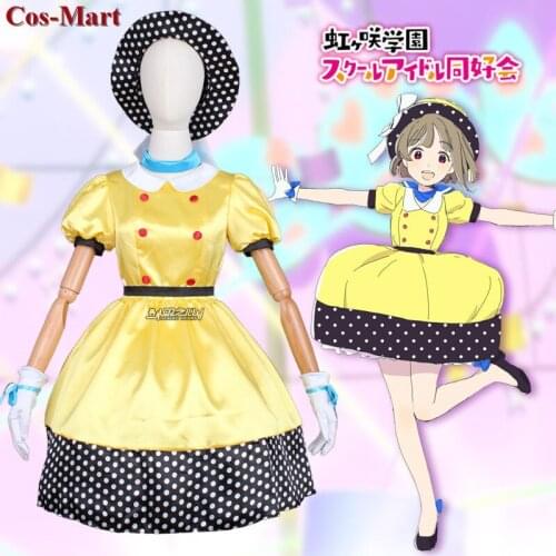 Anime Lovelive Nakasu Kasumi Cosplay Costume 3rd Live Festival Concert Uniform Dress Female Activity Party Role Play Clothing