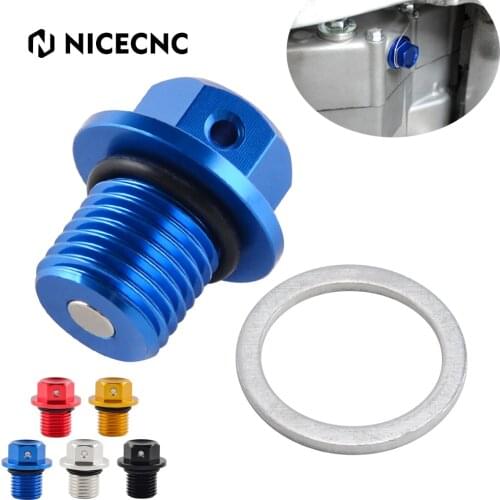 Magnetic Oil Drain Plug For Yamaha R1 R6 FZ1 FZ6 FZ8 MT07 MT09 FZ07 FZ09 XSR900 TDM850 XJR1200 1300 V-MAX FZR250 400