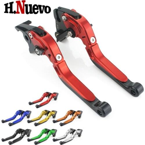 Motorcycle Adjustable Folding Brake Clutch Levers Handlebar Hand Grips Parts For Kawasaki Z800 Z 800 Z-800 2013 2014 2015 2016