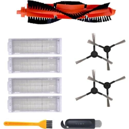 For XIAOMI MIJIA Sweeping Mopping Robot Vacuum Cleaner STYJ02YM Spare Part Pack Kits Side Roller HEPA Filter Main Brush
