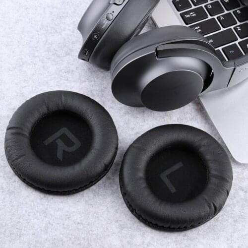 ALLOYSEED 2pcs 100mm Black Replacement Earpad Cushion Earmuffs for Superlux HD660 HD330 Headphones Headsets