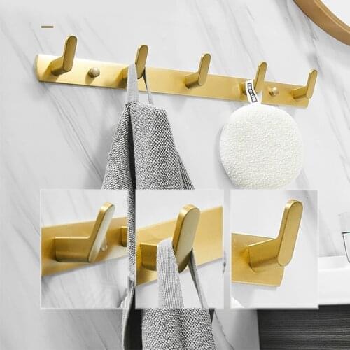European Style Clothes Hook Wardrobe Hook Fitting Room Hook Coat Hook Bathroom Wall Hanging Towel Hook Bathroom Accessories