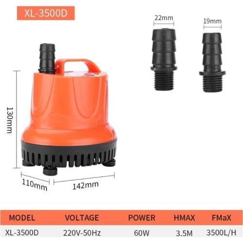 Fish Pond Tank Bottom Suction Submersible Water Pump Fountain Aquarium Filter