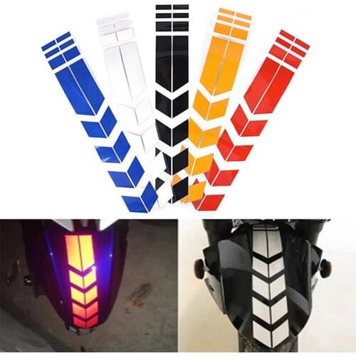 Motorcycle Reflective Stickers Wheel Car Decals On Fender Waterproof Decoration