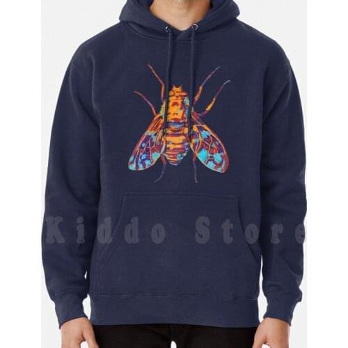 Tiger Bee Fly Hoodies Long Sleeve Tiger Bee Fly Tiger Bee Bee Fly Insect Bug Insects Bugs Flying Insects Flying