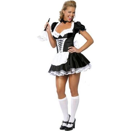 Maid Dress Women Black Japanese Fashion Kawaii Clothes Lolita Maid Costumes Woman Cosplay Costume Waitress Party Stage Costumes