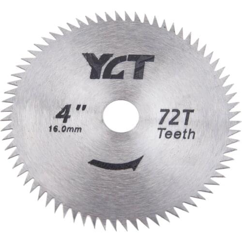 1Pc 4" 72-Teeth High Speed Steel Circular Saw Blade Wheel Cutting Discs Particle Board Wood Cutting Saws for Granite Power Tools