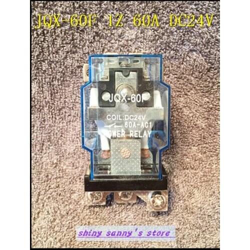 1Piece JQX-60F 1Z 60A DC 24V Coil Power Relay Brand New