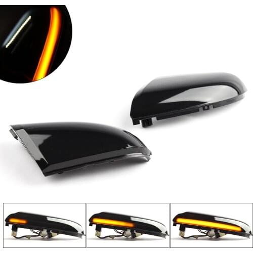 2Pcs LED Dynamic Turn Signal Blinker Lights For Dodge Ram 1500 2500 3500 2009-2013 Illuminated Floor Light Flowing Car Lamps