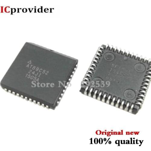 20pcs/lots AT89C52-24JI AT89C52 89C52-24JI MCU 8BIT 8KB FLASH PLCC-44 best quality