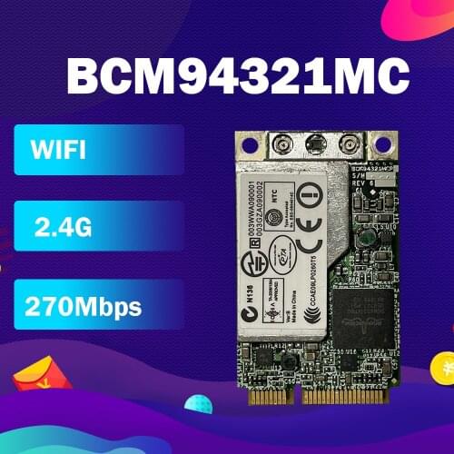 BroadCom BCM94321MC BCM4321 270Mbps Mini PCI-e WLAN Wifi Wireless Card