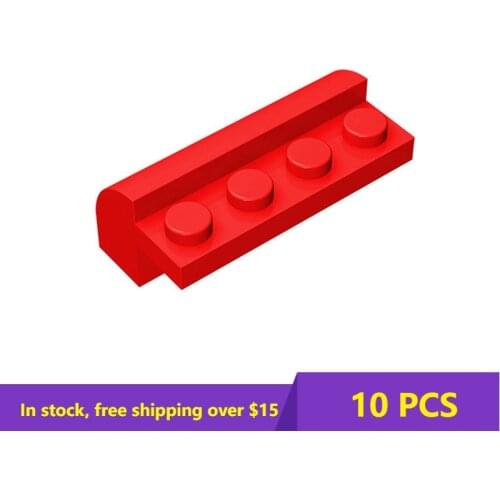 10PCS MOC Bricks Assembles Particles 6081 4x2x11/3 For Building Blocks Parts DIY Educational High-Tech Parts Toys