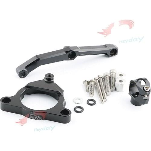 For S Kawasaki Z800 2013 2014 2015 Adjustable Steering Stabilizer Damper Bracket Mount Kit Moto Support ZR800 13-15