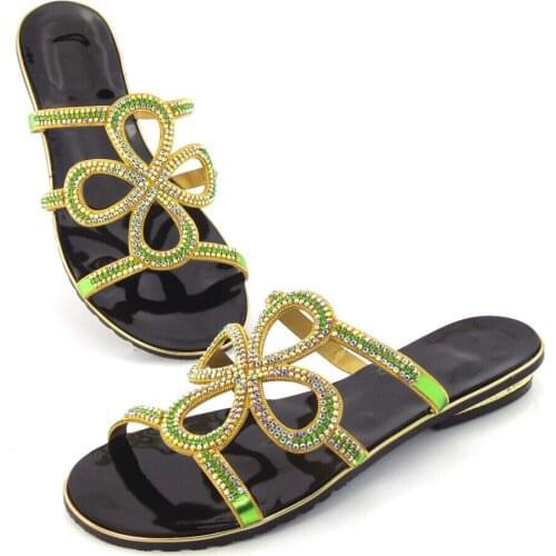 Doershow high quality special design luxury LOW heel african women shoes!Size 37-43 !DD1-76