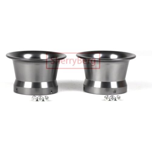 SherryBerg Billet 2" Velocity Stack FOR Keihin Mikuni TM PE28 PWK OKO 30 Carb Carburettor Carburetor Intake 50mm Titanium PAIR