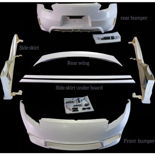 Suit For 370z Nissan Z34 Wbs Carbon Fiber Refit the Bumper, Bumper Front and Rear Bars of Big