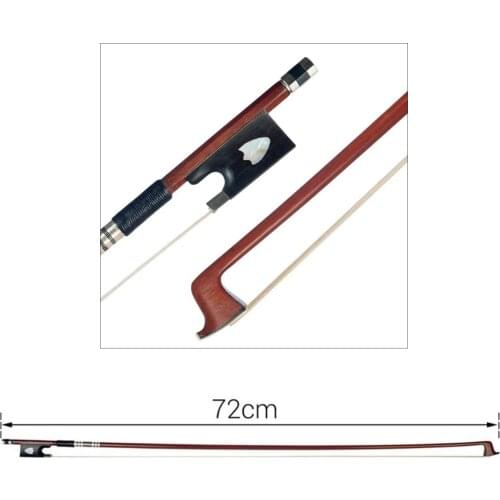 Handmade Brazilwood 4/4 Violin Bow Multicolor Bow Horse Hair 72cm Musical Instruments Parts Gifts Universal for Adults Player