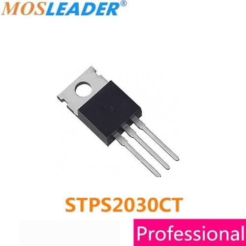 Mosleader STPS2030CT TO220 50PCS STPS2030C STPS2030 Schottky rectifier High quality