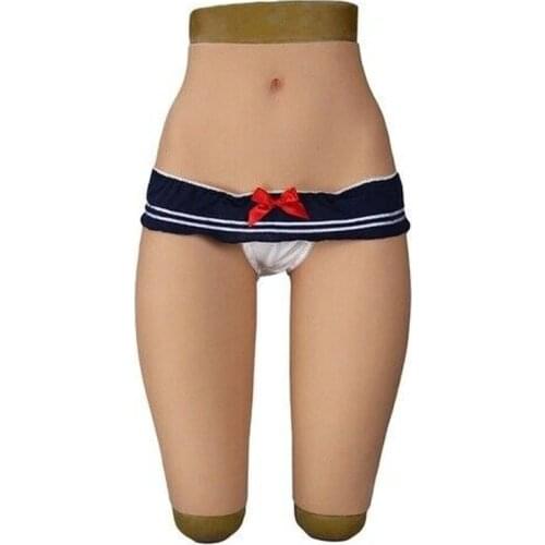 New Full Silicone Pluggable Panties Padded Buttock Hip Enhancer Fake Vagina Shaper Sexy Shemale Panty Crossdresser Transvestite