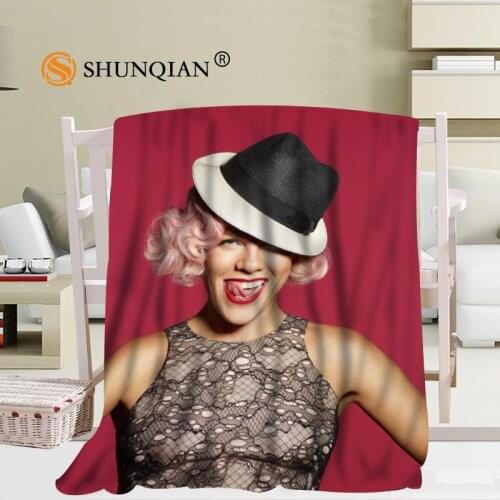 P!nk (Alecia Beth Moore ) Blanket Soft Sofa Bed Throw Blanket Kid Adult Warm Custom Blanket 56x80Inch50X60Inch40X50Inch