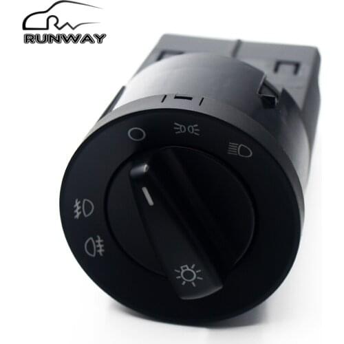 OEM Quility Headlight Fog Lamp Control Switch For Volkswagen VW JETTA GOLF MK4 POLO BORA A4 Passat B5 BEETLE OE# 1C0 941 531