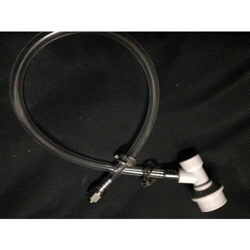 20" (50CM) beer line with 1/4 swivel nut and ball lock Disconnect for home brew keg