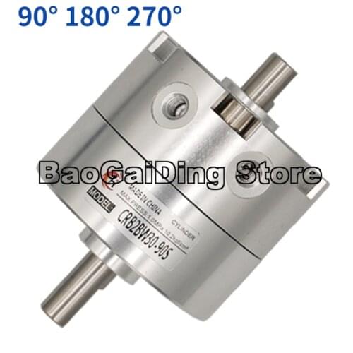 Pneumatic Rotary Actuator CRB2BW10-90S 15-270S 20-180S 40-270S SMC Type 10 15 20 30 40-90S 180S 270S Vane Rotary Swing Cylinder
