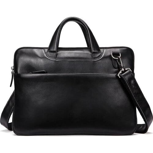Fashion Men Women Briefcase Tote Business Office Bags Male Shoulder Bag Genuine Leather Messenger Bag Laptop Handbag Mens Bags