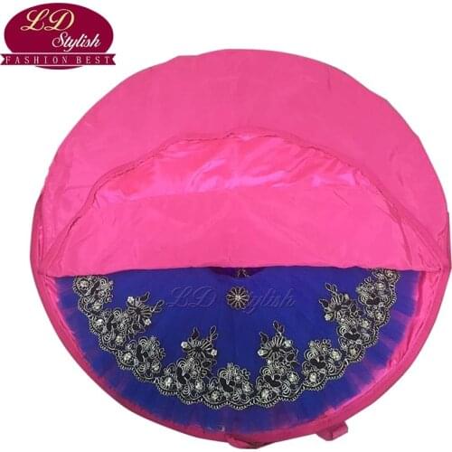 Rose Red Professional Ballet Tutu Bag Sky Blue Waterproof Canvas Flexible And Foldable Soft Ballet Bags Ballet Tutu Case