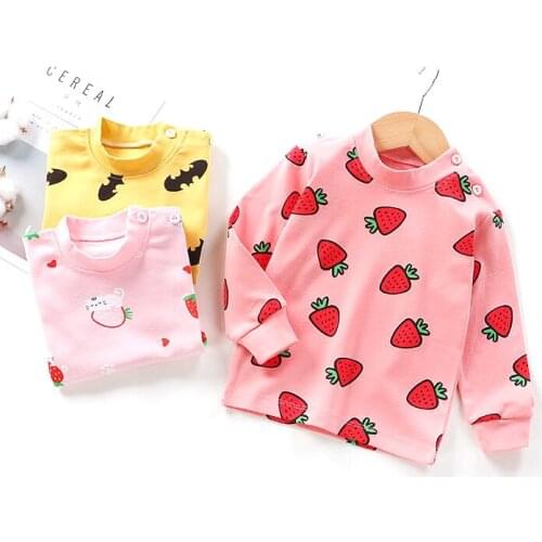 Men and women baby bottoming plus velvet thickening autumn and winter new high collar sweater childrens Sweater