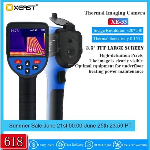 XEAST XE-31 Thermal Camera Handheld Infrared Thermal Imager Industrial Infrared Thermometer Electric Wall Floor Heating Test