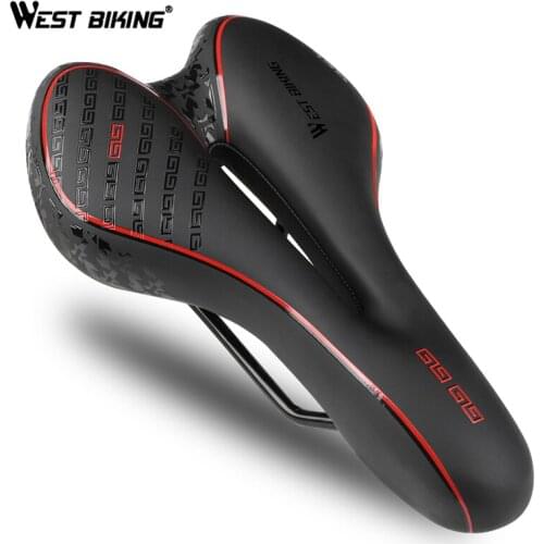 West mountain bike Mtb saddle seat accessories Bicycle goods comfort Road shock absorber leather Artificial ass Life waterproof